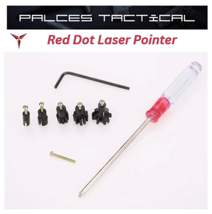 Red Dot Laser Pointer Bore Sighter Kit for Hunting .22 to.50 Caliber Rifles Tactical Hunting Laser Sight Accessories