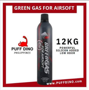 Puff Dino Green Gas Classic 12KG /14KG