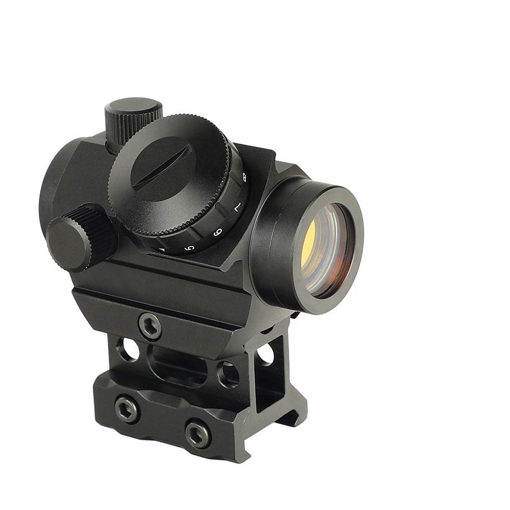 Rifle Adjustable Scope Sight Mirco 4 MOA 1X25 Red Dot Scope With 11 Stage Digital Brightness Control For 20mm Picatinny Rail fitzztyl co. 