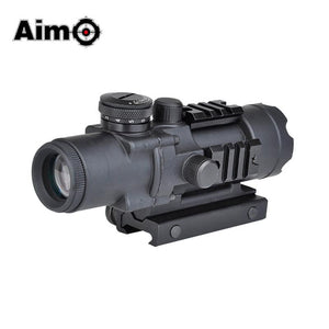 Aim-O 4x32 Illumination Tactical Compact Scope Optical Laser Sight fitzztyl co. 