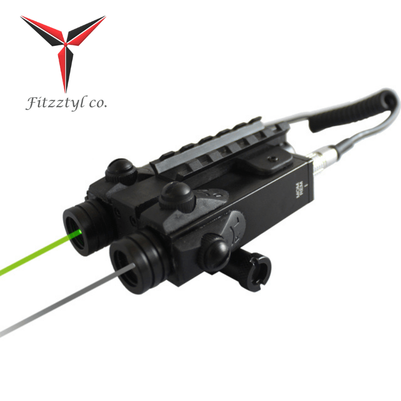 IR Laser Combo Military Grade fitzztyl co. IR with Green Laser 