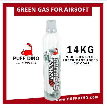 Puff Dino Green Gas Powerup14KG /12KG