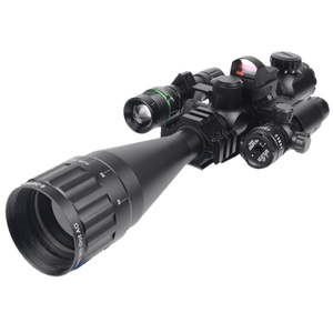 FishBone Hunting Scope Red Green Dot Illuminated fitzztyl co. 5in1 Combination 